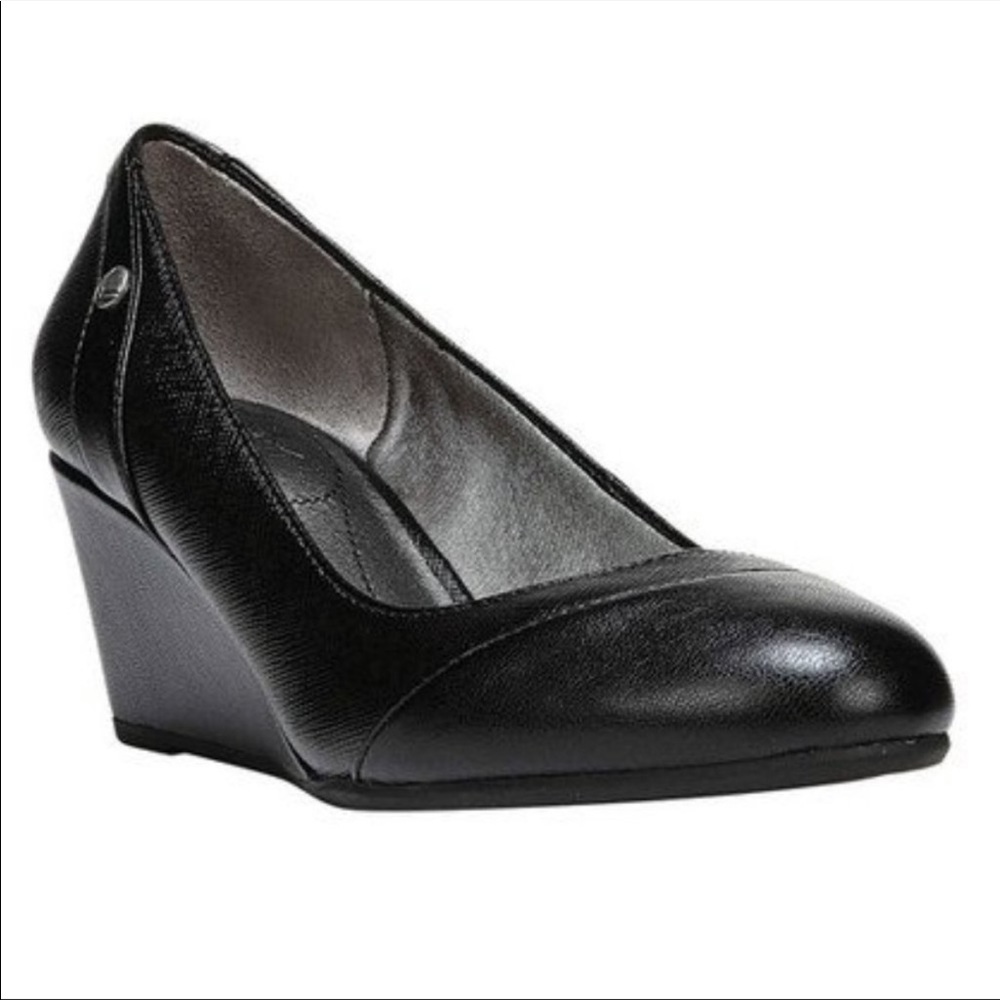 Life Stride Black Dream Wedge